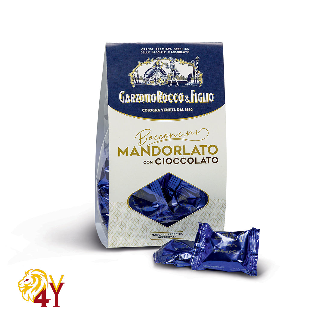 Bocconcini di Mandorlato con Cioccolato